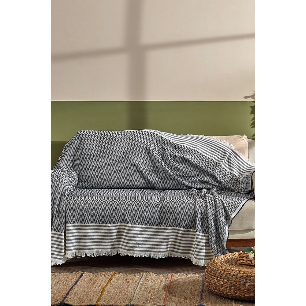 Karya Cotton Desenli Koltuk Kanepe Örtüsü 170x210 Cm(6 Lı) - Karışık Renk - 170X210 CM