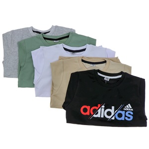 Alfa Kids 8195 Erkek Çocuk Kompak Penye Adidas Baskılı Sıfır Yaka Sweat 13-16 Yaş - İndigo - 13-16 YAŞ