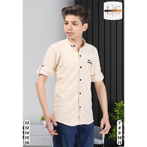 Özyıl Lıfe 1005 Erkek Çocuk Baskılı Düğmeli Diagonel Gömlek 7-11 Yaş