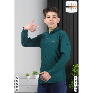 Özyıl Lıfe 1005 Erkek Çocuk Baskılı Düğmeli Diagonel Gömlek 7-11 Yaş