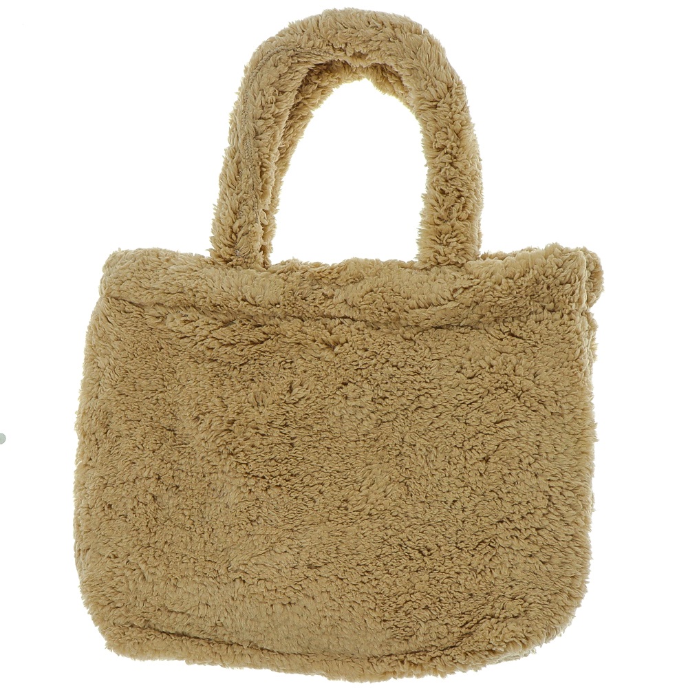 Özlüsoy Welsof Büyük Boy Peluş Çanta 40X45 Cm - Kahverengi - 40X45 CM