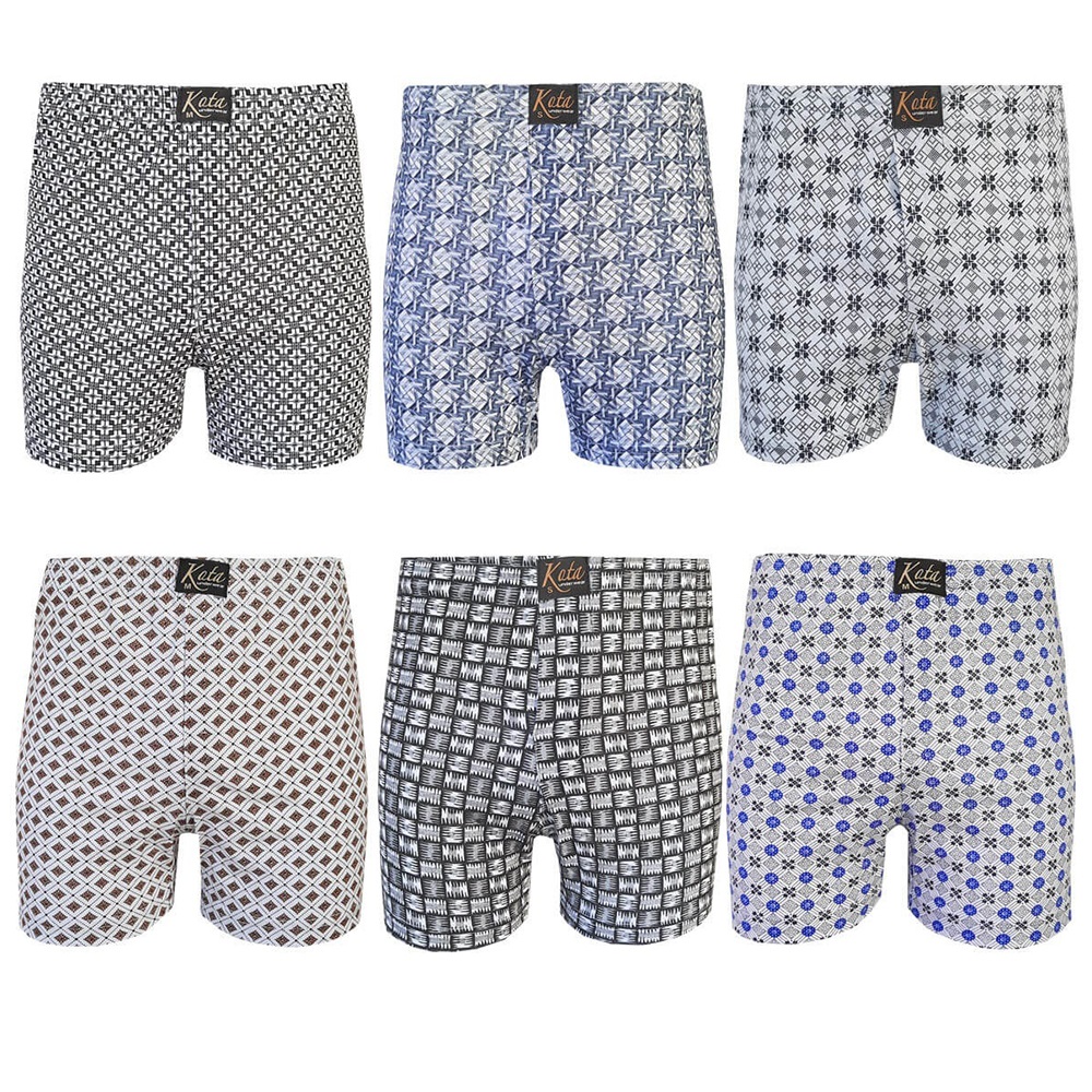 Kota 1004 Erkek Empirme Baskılı Boxer - Karışık Renk
