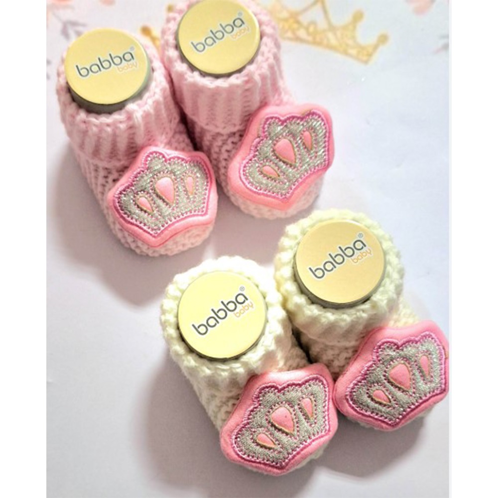 Babba Baby 0026 Bebe Triko Patik 0-3 Ay (6 Lı)