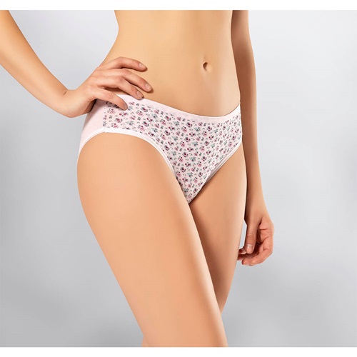 Kota 5004 Bayan Desenli Bikini XXL - Lacivert Desenli