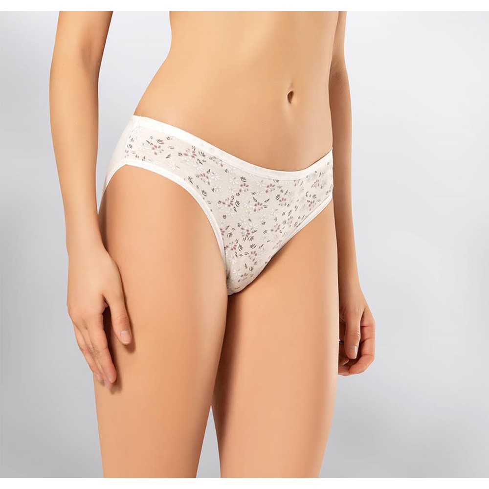 Kota 5004 Bayan Desenli Bikini XXL - Siyah Desenli