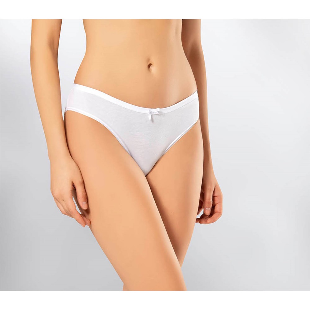 Kota 5003 Bayan Sade Bikini Bato XXL - Beyaz - XXL