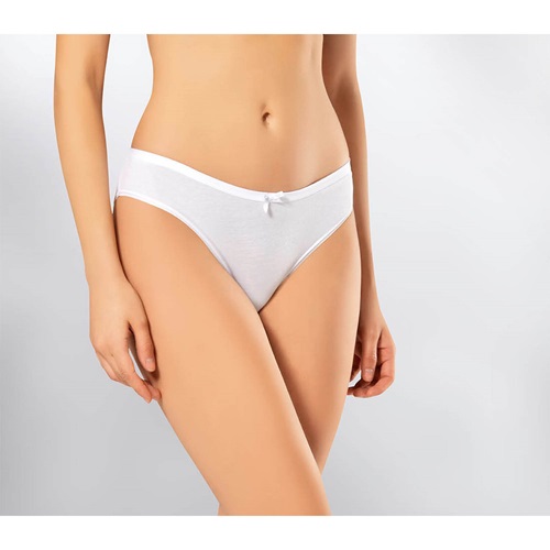 Kota 5003 Bayan Sade Bikini Bato XXL - Beyaz - XXL