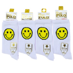 XGri Polo B-92 Bayan Likralı Yıkamalı Kokulu Kolej Çorap - Beyaz - PAKET İÇİ TEK RENK