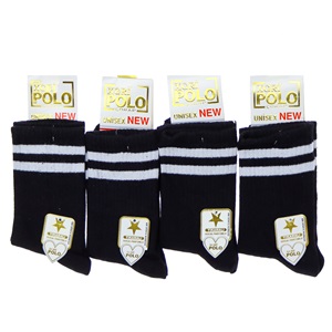 XGri Polo B-92 Bayan Likralı Yıkamalı Kokulu Kolej Çorap - Beyaz - PAKET İÇİ TEK RENK