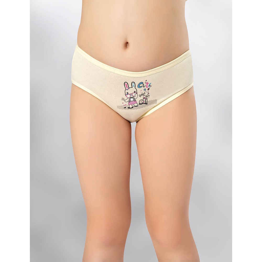 Kota 3410 Kız Çocuk Parça Baskılı Bikini Külot - Karışık Renk - 11-12 YAŞ