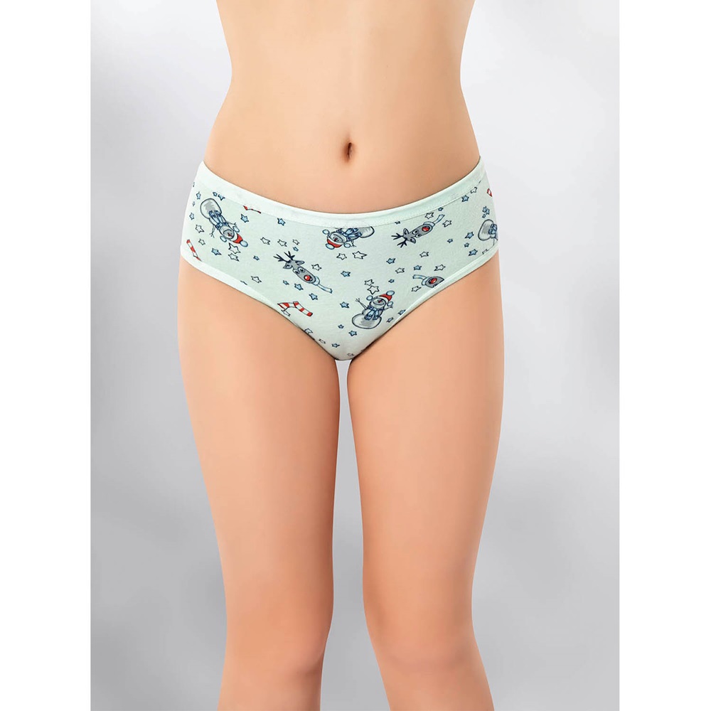 Kota 3402 Kız Çocuk Baskılı Bikini Külot - Karışık Renk - 3-4 YAŞ