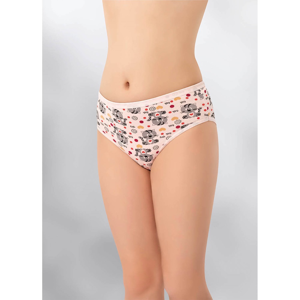 Kota 3402 Kız Çocuk Baskılı Bikini Külot