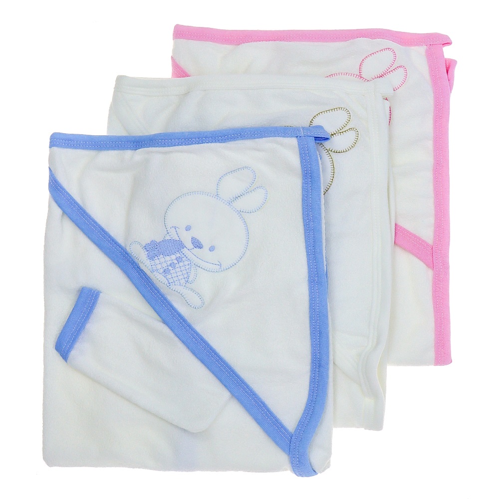 Bebaylin 20111 Bebe Sevimli Ayıcık Nakışlı Şapkalı Keseli Havlu 0-1 Yaş - Ekru - 0-1 YAŞ