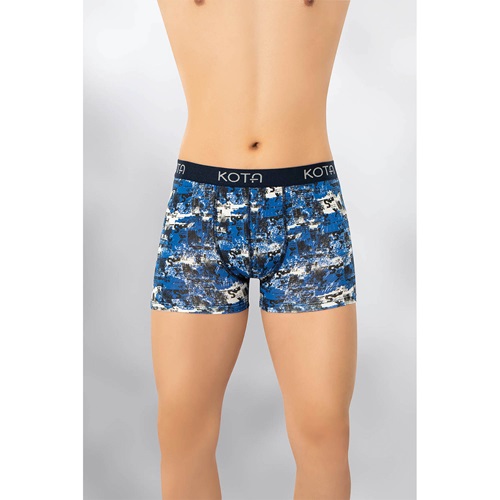 Kota 1015 Erkek Baskılı Boxer Baksır - Karışık Renk - L