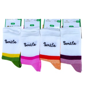 Pınar 5864 Yeni Penye Kız Çocuk Mevsimlik Likralı Soket Çorap - Karışık Renk - 5-6 YAŞ