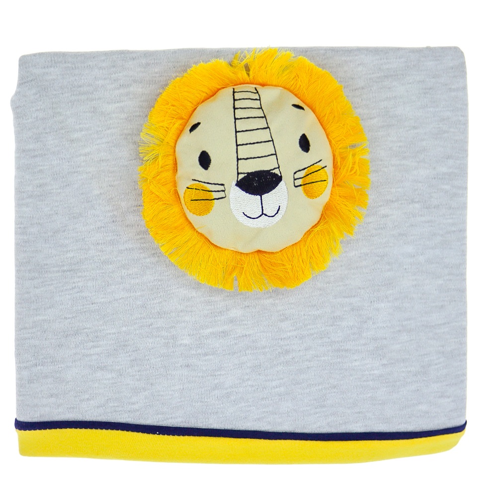 Ahmet Can Btn 910 Bebe Penye Aslan Nakışlı Battaniye 0-1 Yaş - Karışık Renk - 0-1 YAŞ