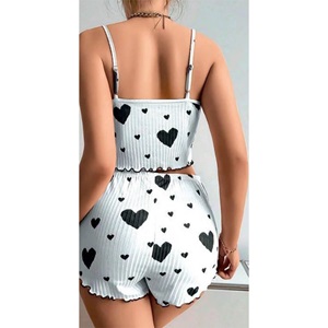 Lily Bianca 13020 Bayan Fantazi Şortlu Takım Gecelik