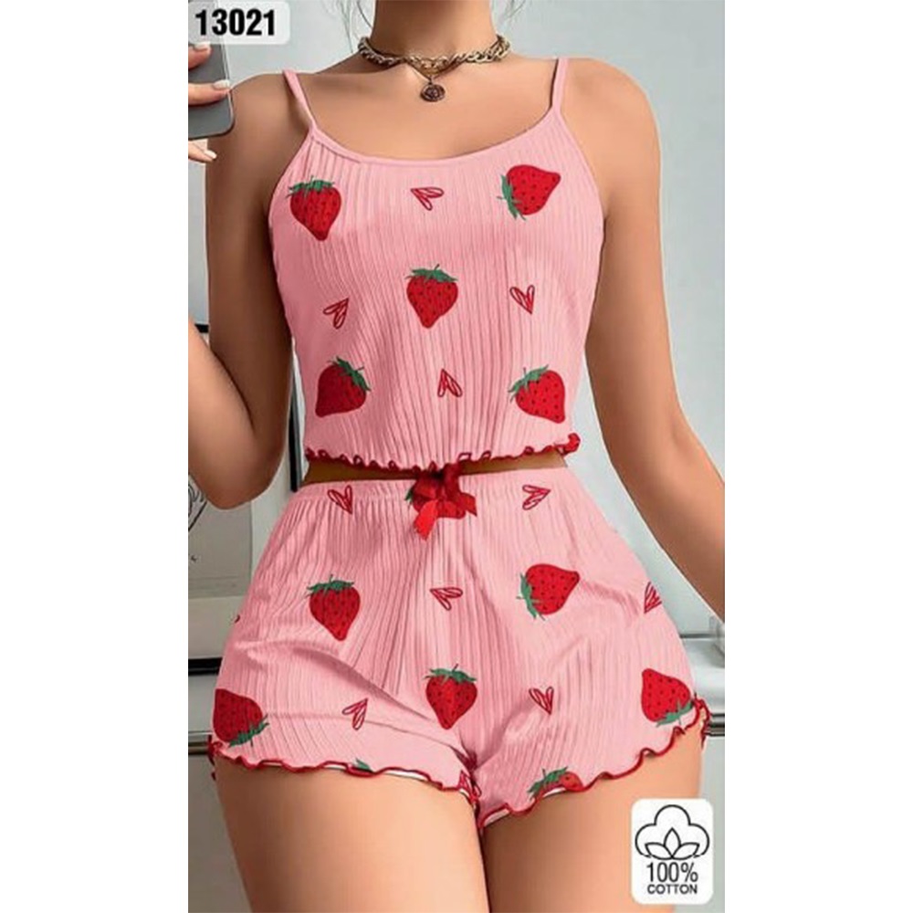 Lily Bianca 13021 Bayan Fantazi Şortlu Takım Gecelik