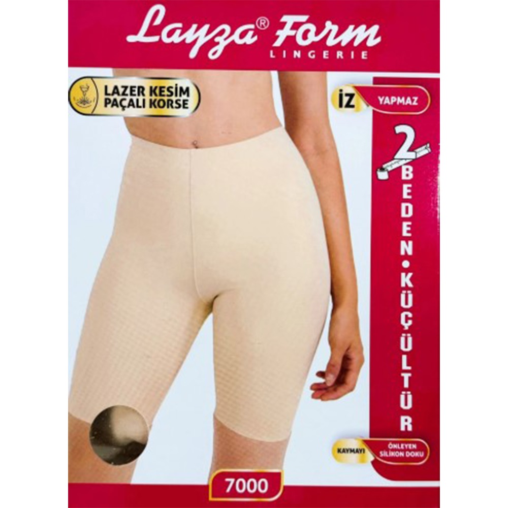 Layza Form 7000 Bayan Lezar Kesim Paçalı Korse