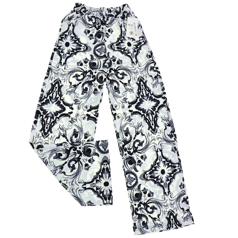 Robar 2036 Bayan Bürümcük Desenli Pijama Tek Alt S-2XL (5Li)