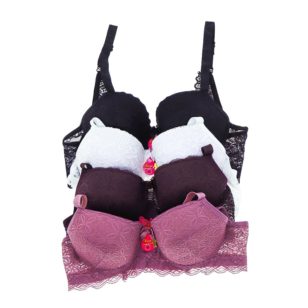 Billiza 2340 Bayan Desteksiz Dantelli Sütyen 75-90 - Siyah - 75-80-85-90