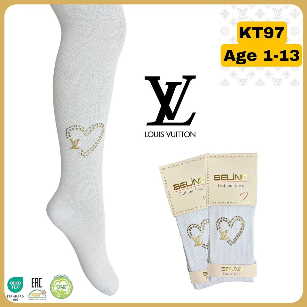 Belino Kız Çocuk Taş Baskılı Likralı Külotlu Çorap (6Lı) - Karışık Renk - 3-4 YAŞ