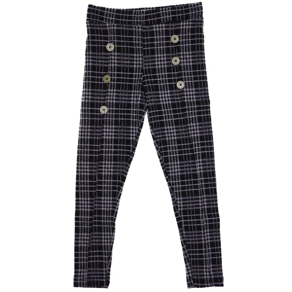 117 Jakarlı Düğmeli Kız Garson Tayt 9-12 Yaş