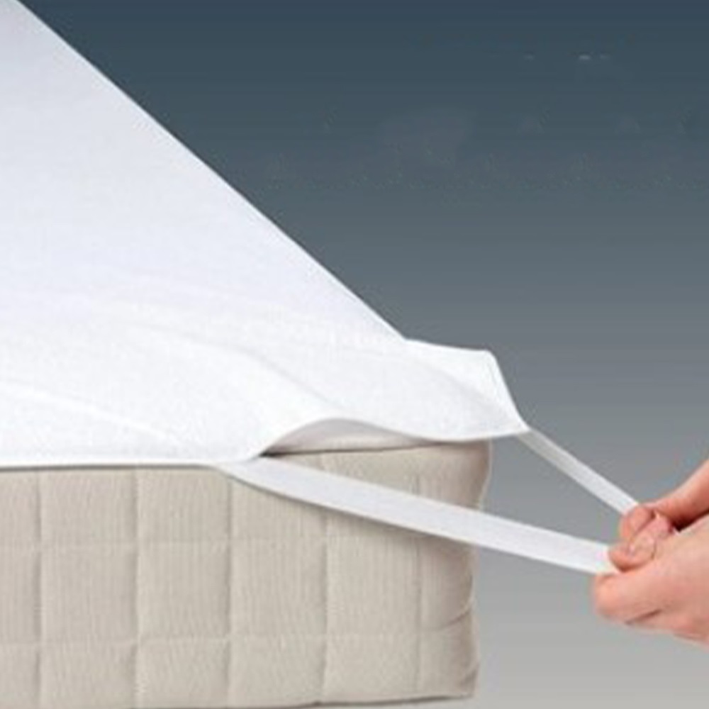 Karya Polyester Fitted Çift Kişilik Lastikli Sıvı Geçirmez Alez 160x200cm - Beyaz - 160X200 CM