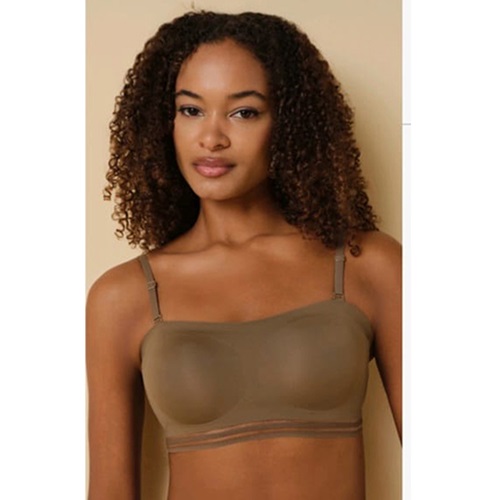 F.K 1240 Bayan Betli Lazer Kesim Sütyen S-2XL - Ekru - S-M-L-XL-2XL