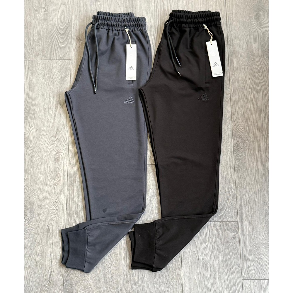 Atrax E-528 Erkek Kompak Penye Adidas Baskılı Paça Ribanalı Eşofman Alt S-XXL - Karışık Renk - S-M-L-XL-2XL