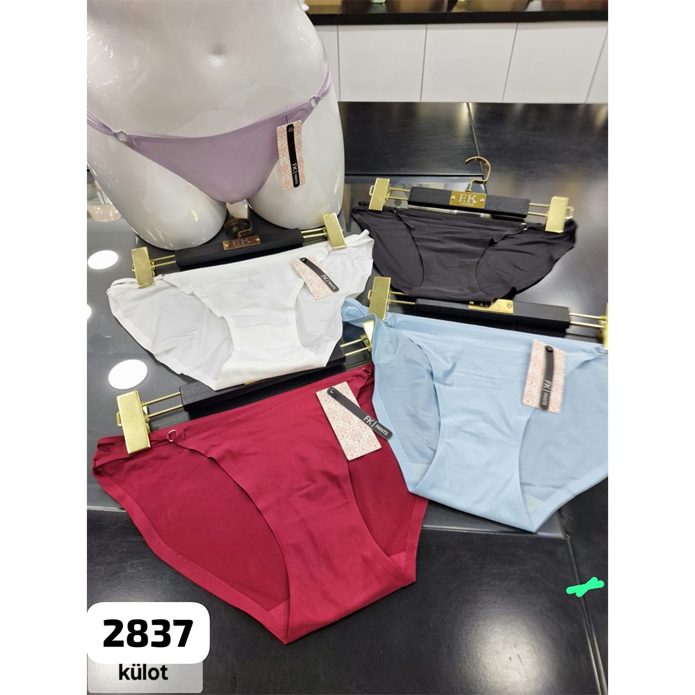 F-K 2837 Bayan Lazer Kesim Külot S-XL