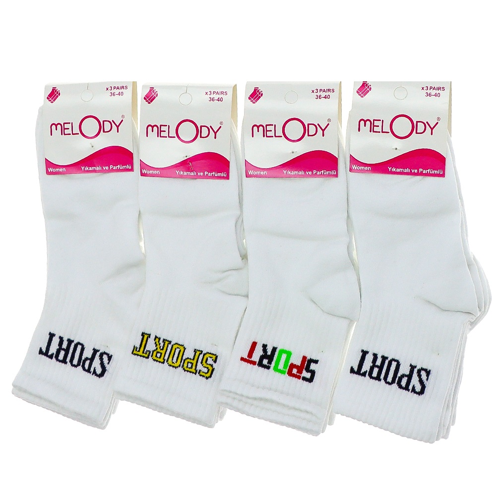 Melody 2200 Bayan Likları Patik Kolej Çorap