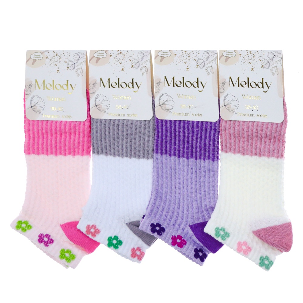 Melody 6234 Bayan Likları Patik Çorap