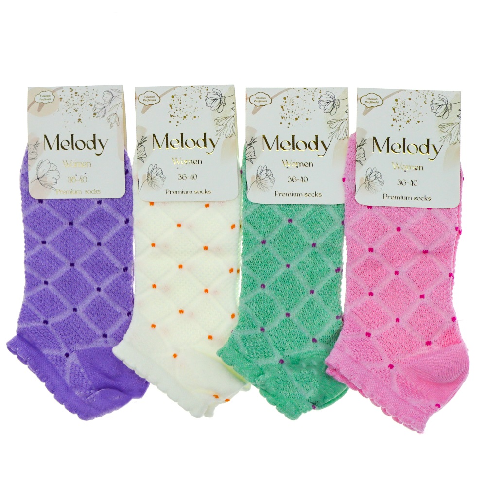 Melody 6234 Bayan Likları Patik Çorap