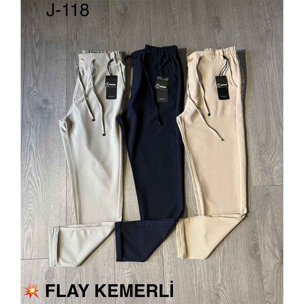 Farfetch J-118 Erkek Flay Düğmeli Eşofman Alt S-2XL