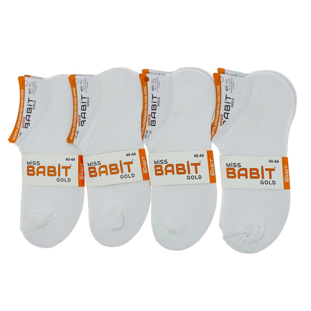 Miss Babit 7295 Erkek Likralı Kısa Konç Snıkers Çorap