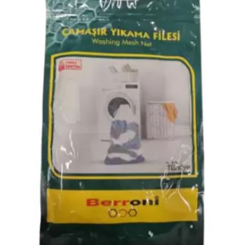 Berroni 1387 Sütyen Yıkama Filesi - Beyaz - PAKET İÇİ TEK RENK