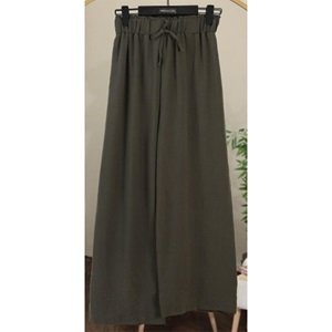 Avatar 25981 Bayan Milano Pileli Geniş Paça Tek Alt S-2XL (5 Li)