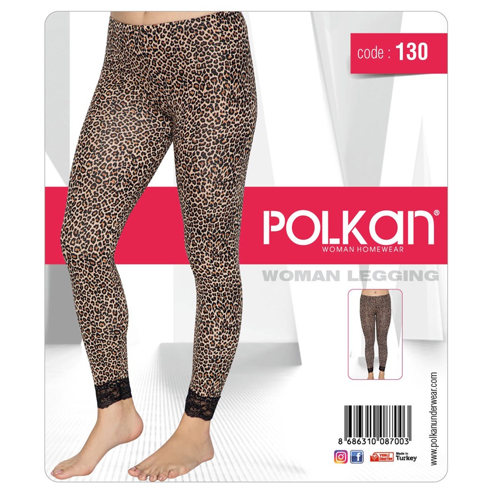 Polkan 130 Bayan Desen Tayt - Leopar - STANDART