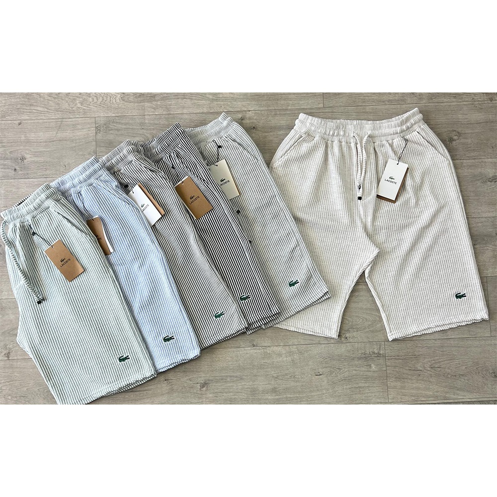Aras Erkek Battal Su yolu Çizgili Gift Bermuda Şort 1XL-5XL (5 Li)