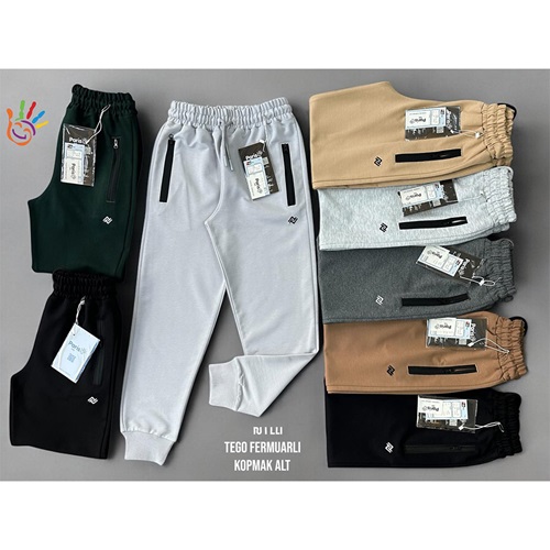 Paris Kids 7014-37 Erkek Çocuk Kompak Penye Fermanlı Toga Loga Life Baskılı Eşofman Alt 9-12 Yaş - Karışık Renk - 9-12 YAŞ