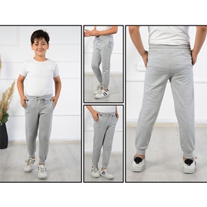 Boniboom 902 Erkek Çocuk Kompak Penye Düz Eşofman Alt 9-12 Yaş