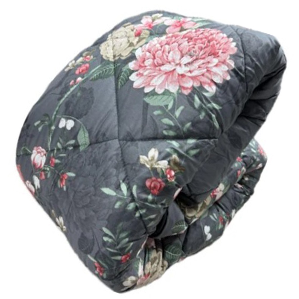 Uysal Desenli Silikon Çift Kişilik Yorgan 195x215 cm - Karışık Renk - 195X215 CM