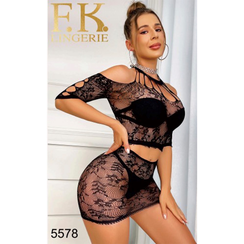 FK 5578 Bayan Fantazi Vücut Çorabı