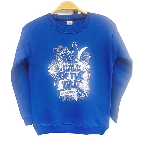 Kardeşler Lıfe Erkek Çocuk 3 İp The Call Of The Wıld Baskılı Sweat 5-8 Yaş