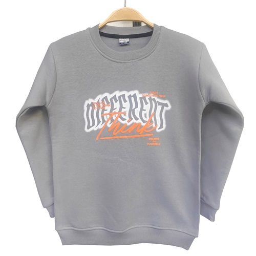 Kardeşler Lıfe Erkek Çocuk 3 İp Think Baskılı Sweat 5-8 Yaş - Karışık Renk - 5-8 YAŞ