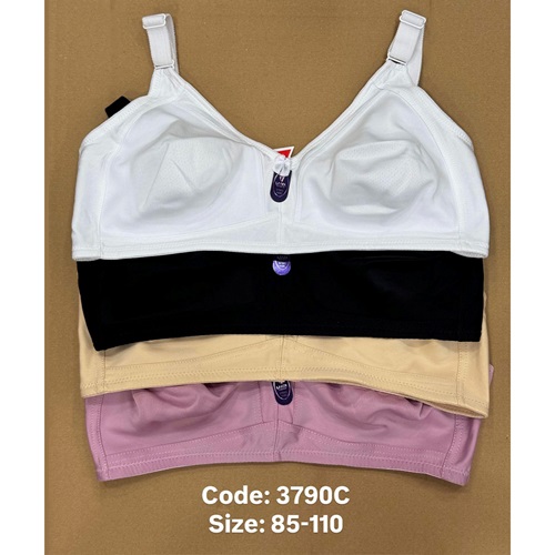 Layza 3790 C Bayan İthal Telsiz Toparlacıyı Sütyen (12 li) 85-110 - Siyah - 85-110 - 39000-Siyah-85-110