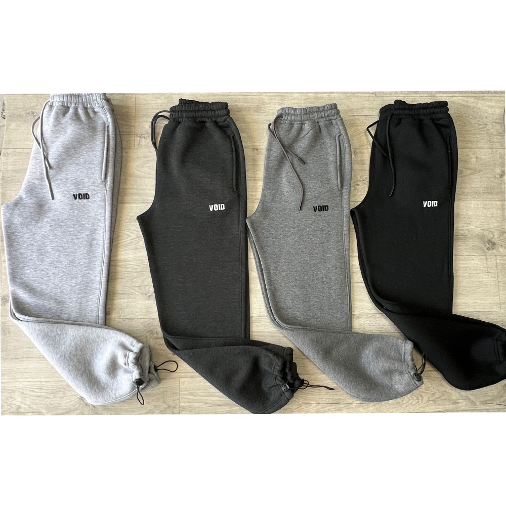 Aras Farfetch Erkek Baggy 3 İp Voıd Nakışlı Cepli Ayarlanabilir Lastik Paça Eşofman Alt S-2XL