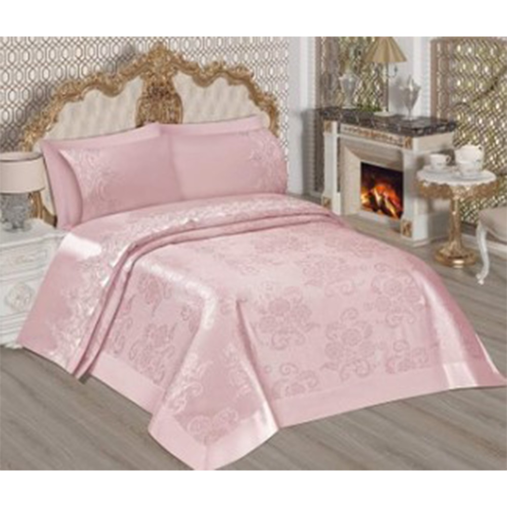 Alfima Fransız Çift Kişilik Pike Takımı 230X240 Cm - Karışık Renk - 230X240CM