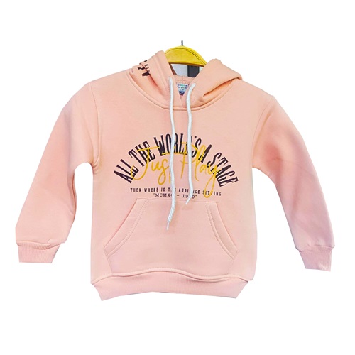 Kardeşler Lıfe Kız Çocuk 3 İplik Kapşonlu Just Play Baskılı Sweat 5-8 Yaş - Karışık Renk - 5-8 YAŞ